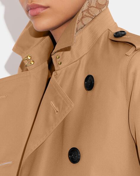 Coach women's trench coat hotsell