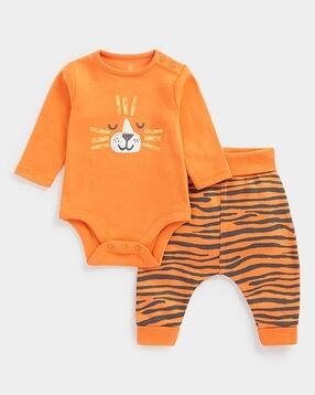 mothercare Graphic Print Onesie & Joggers Set-picture-26