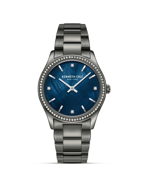 Kenneth Cole Automatic Skeleton Watch Blue Steel 44MM