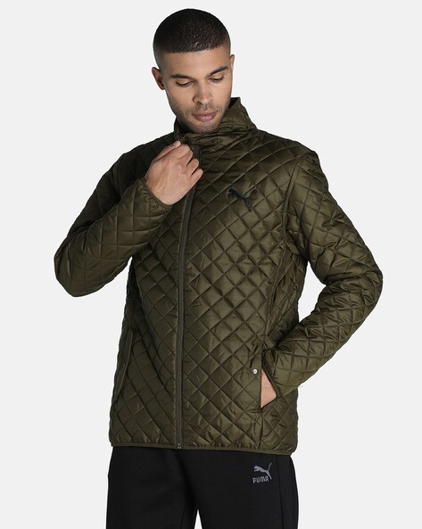 Buy Olive Jackets Coats for Men by Puma Online Ajio