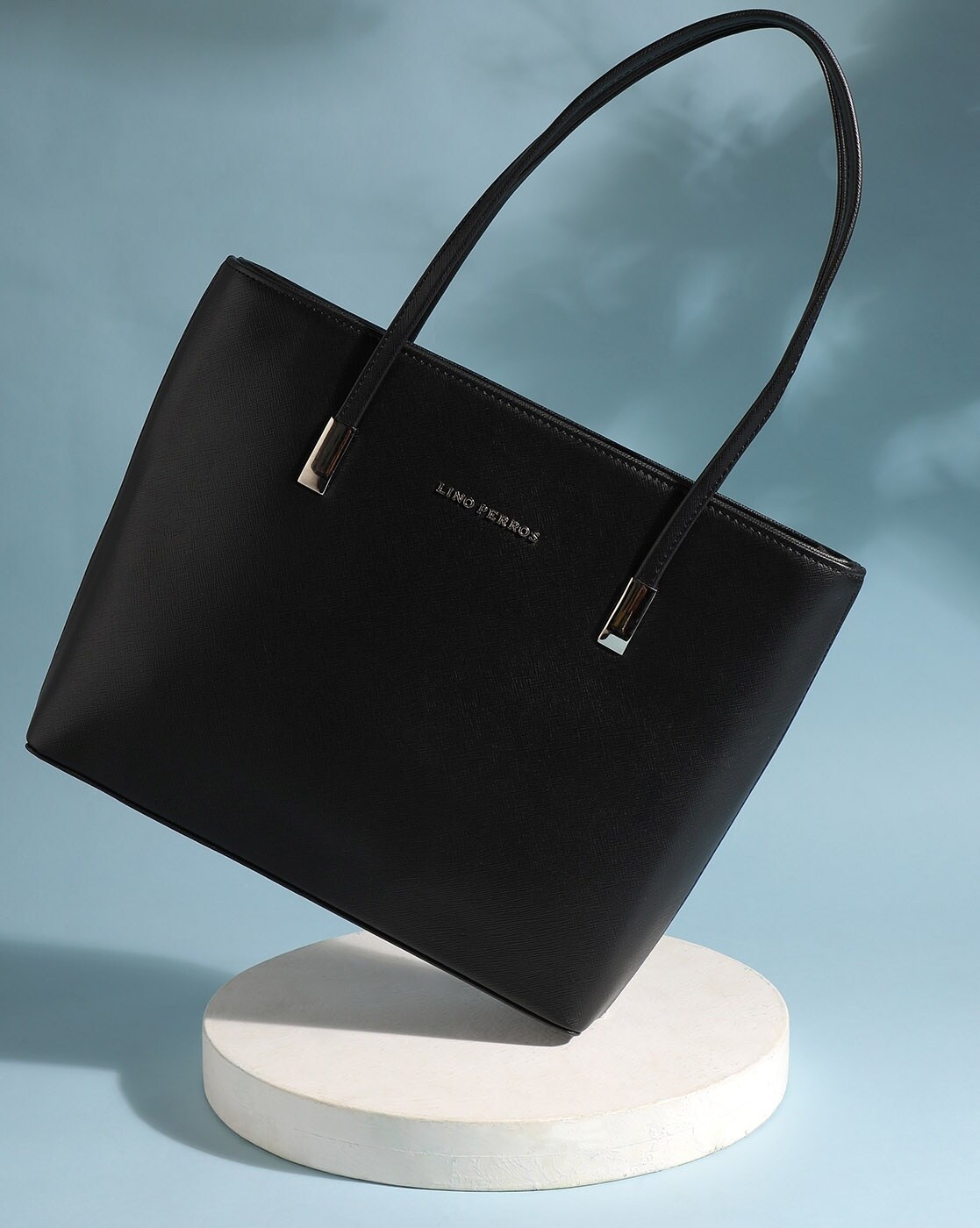 Buy LINO PERROS Womens Black Coloured Satchel Bag