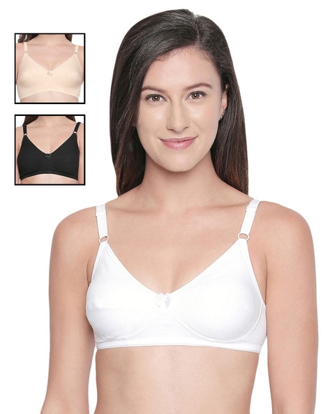 Bodycare Pack of 3 Cotton Bras