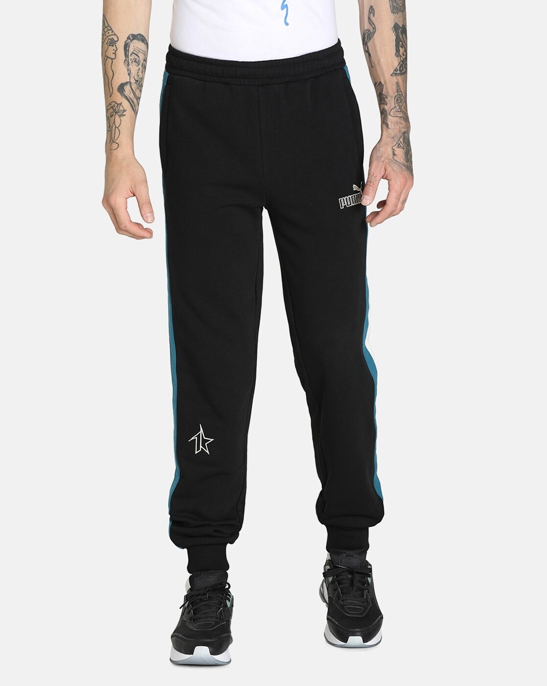 Buy Black & White Track Pants for Men by Puma Online