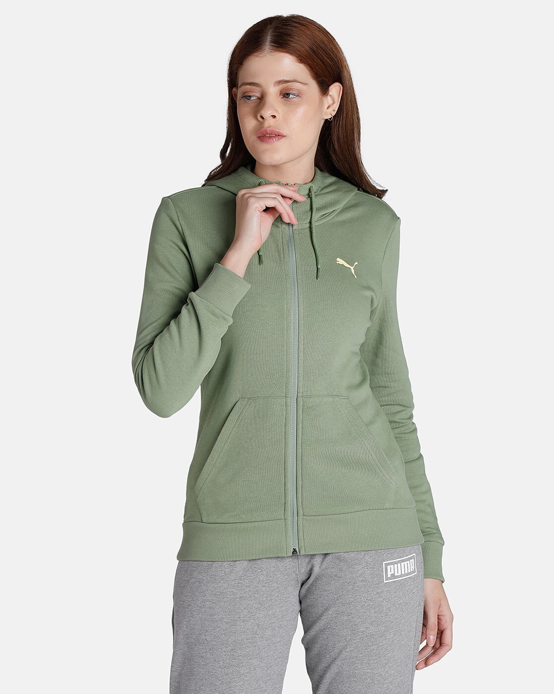 Puma zip hoodie on sale women's