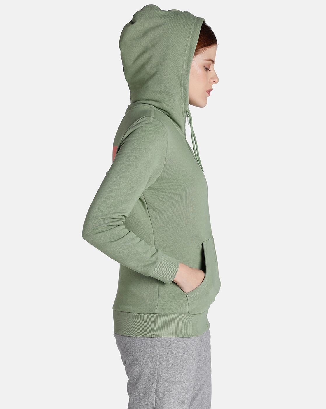 Puma green hoodie clearance womens