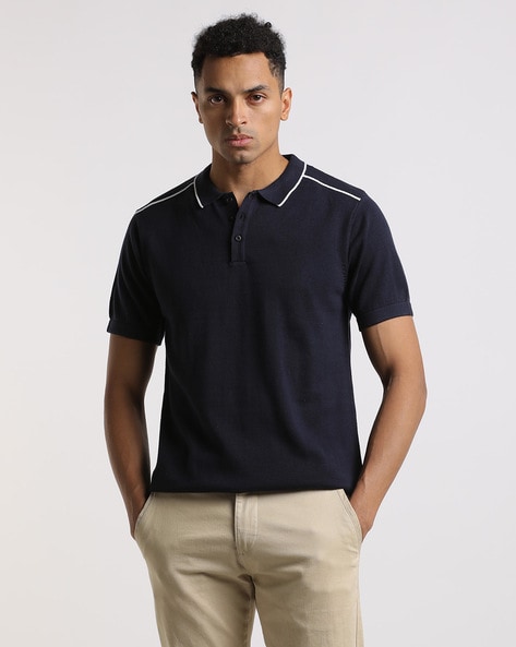 Regular Fit Cotton Polo T-Shirt