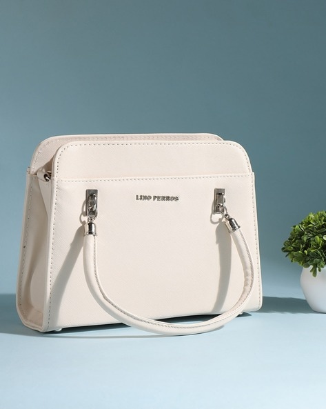 Lino Perros White Handbag: Buy Lino Perros White Handbag Online at Best  Price in India