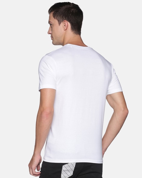 Buy White Tshirts for Men by THE HOLLANDER Online