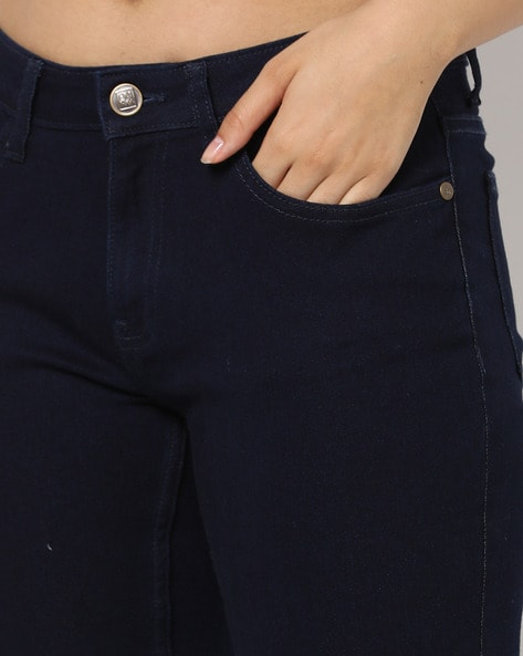 Buy Dark Blue Jeans & Jeggings for Women by DNMX Online