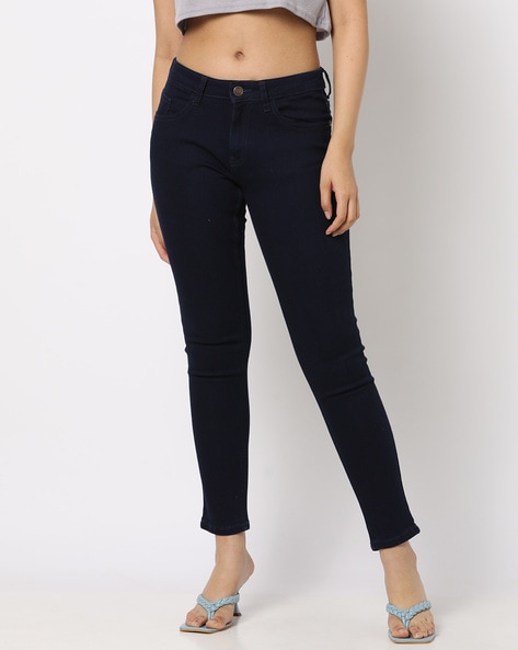 Buy Dark Blue High Rise Skinny Jeans For Women - ONLY-atpcosmetics.com.vn