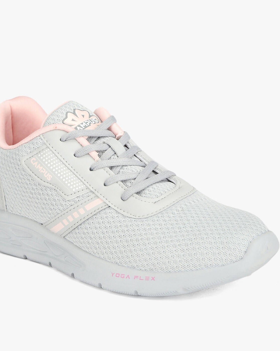 Buy Grey & Pink Sports Shoes for Women by Campus Online