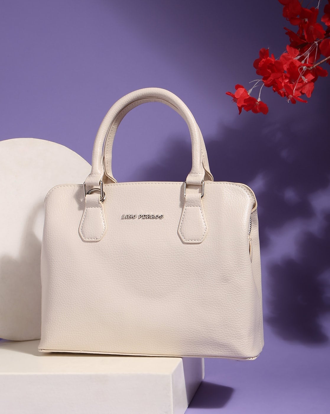 Satchel Bag with Detachable Strap