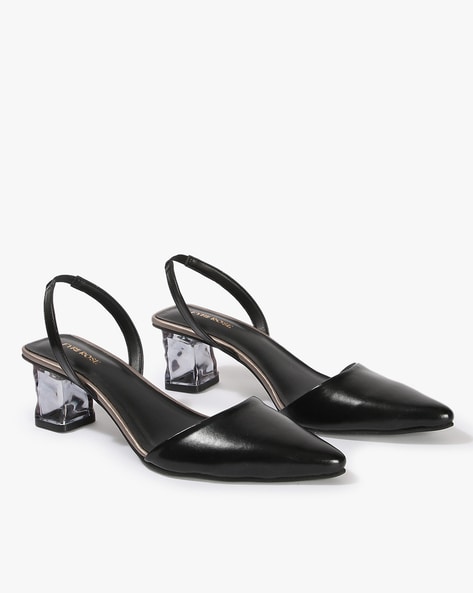 Slingback best sale block heels