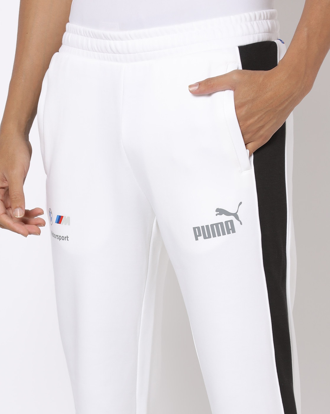 Men Logo Print Slim Fit Track Pants