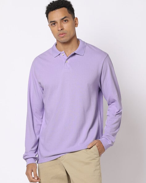 Long Sleeve Polo Shirts for Men