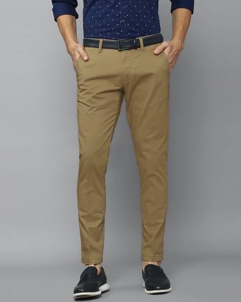 Buy Louis Philippe Black Cotton Slim Fit Trousers for Mens Online  Tata  CLiQ