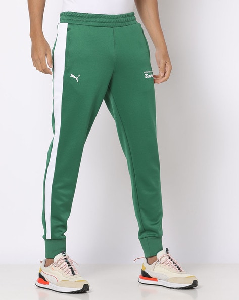 Puma green shop track pants