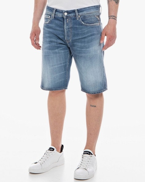 Replay New Anbass 573 Bio Slim Fit Denim Shorts – MISTR