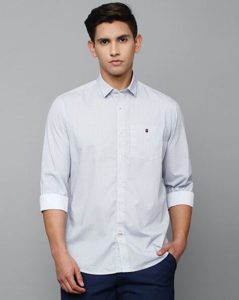 Buy Louis Philippe Purple Slim Fit Linen Shirt for Men Online  Tata CLiQ