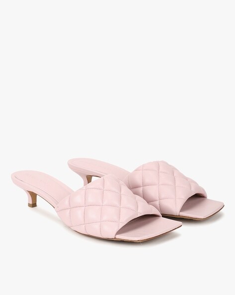 Shop Bottega Veneta Quilted Leather Sandals | Saks Fifth Avenue