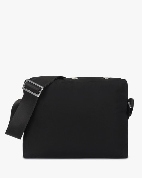 Bottega Veneta Black Intrecciato Crossbody Bag