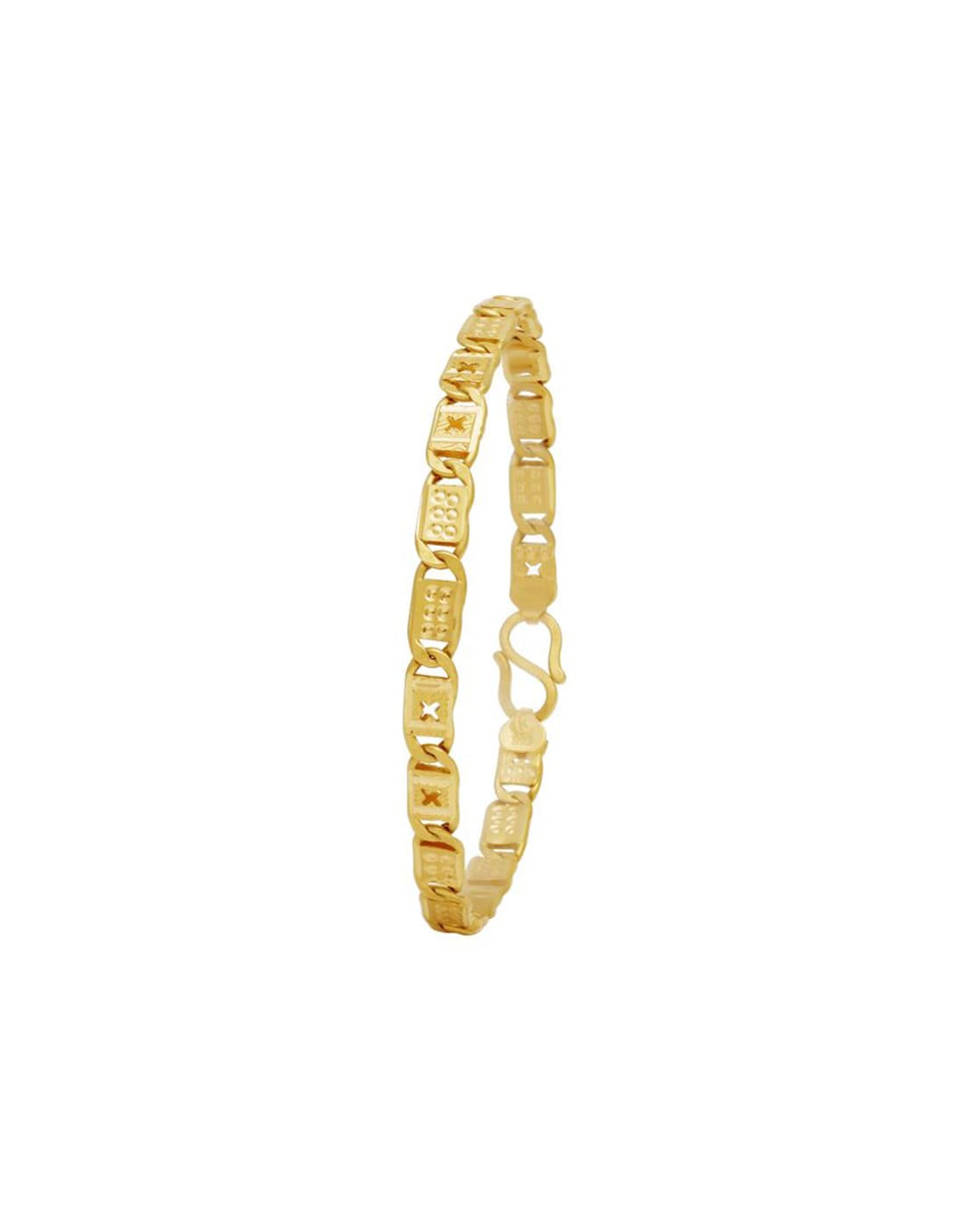 1 Gram Gold Forming Exciting Design HighQuality Bracelet for Men  St   Soni Fashion