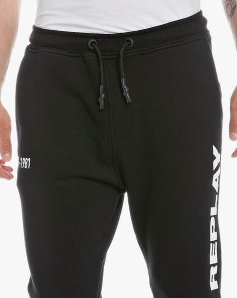 Buy Black Track Pants for Men by REPLAY Online