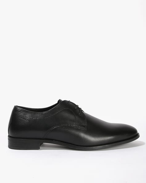 Low-Top Lace-Up Derby Shoes