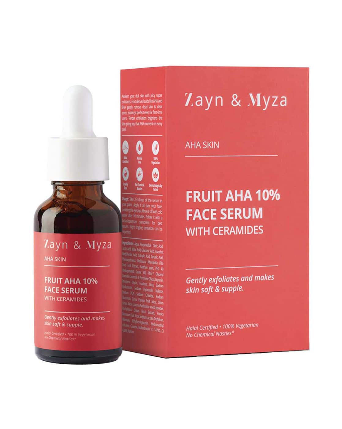 Buy Zm Zayn & Myza Fruit AHA 10 Face Serum with  Online | Ajio.com