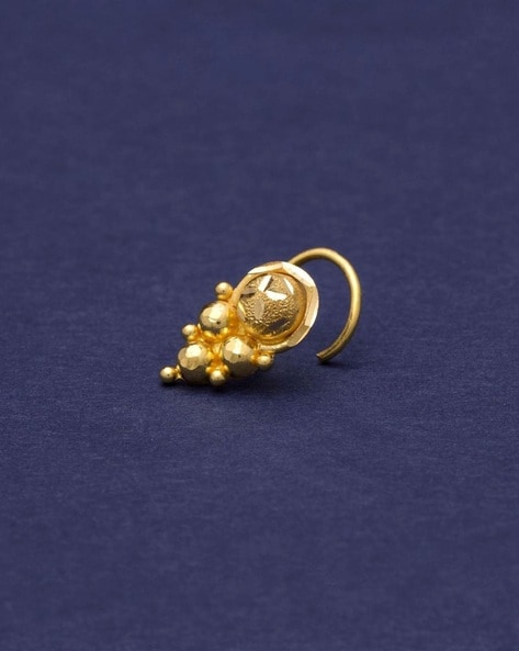 Buy Yellow Gold Nose Pins for Girls by Whp Jewellers Online Ajio