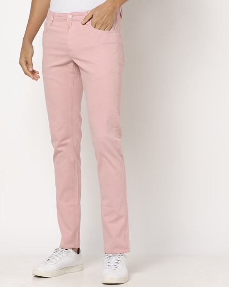 Linen slim-fit trousers with inner drawstring - Man | Mango Man India