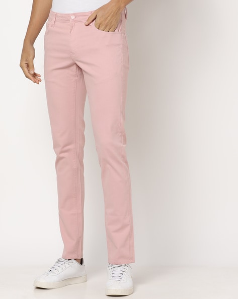 Slim Fit Trousers - Buy Slim Fit Trousers Online in India