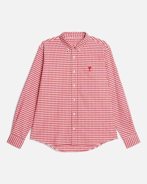Buy Ami Paris Ami De Coeur Cotton Regular F Online | Ajio.com