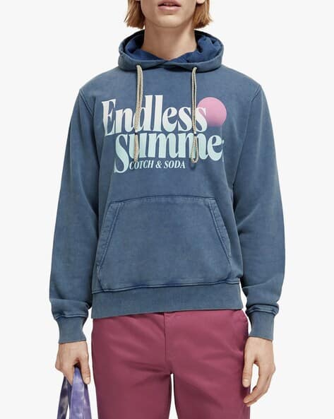 Mens Indigo Dyed Hoodie Ralph Lauren Buttoned Hoodie Polo Ralph