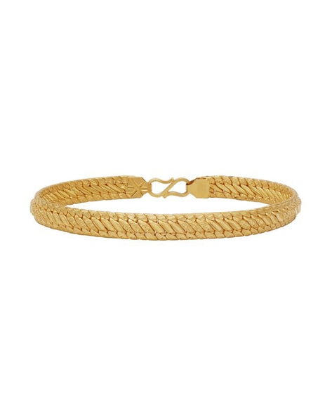 18K Solid Gold Rope Bracelet Chain, Yellow 18K Rope Bracelet Thick Twisted  for Men/Women, Pure Solid Gold, 3_4.5mm, 7- 8.5 Birthday Gift!