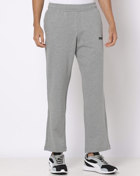 Puma Grey Straight Fit Track Pants - Buy Puma Grey Straight Fit Track Pants  online in India