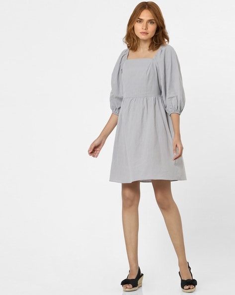 Monki square neck outlet dress