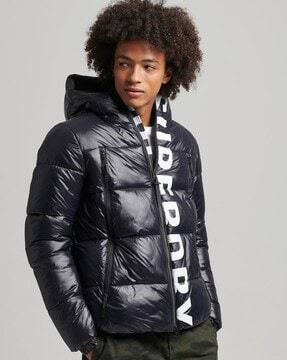 Vintage Men's Puffer - Black - S