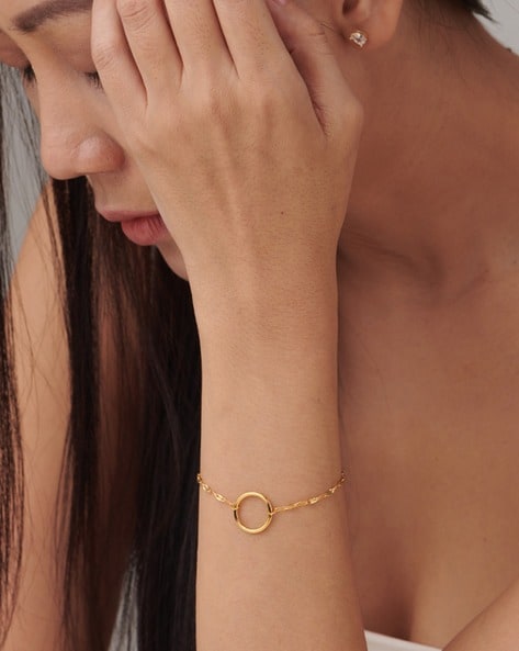 Buy GoldToned Bracelets  Bangles for Women by Palmonas Online  Ajiocom