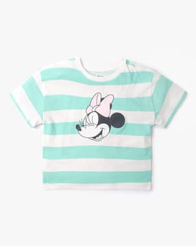 gap kids Striped Printed Minnie Mouse Graphic Top-picture-13