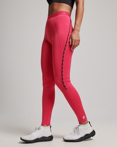 Nike Dri-Fit One Red Women's Long Tights | Alltricks.com