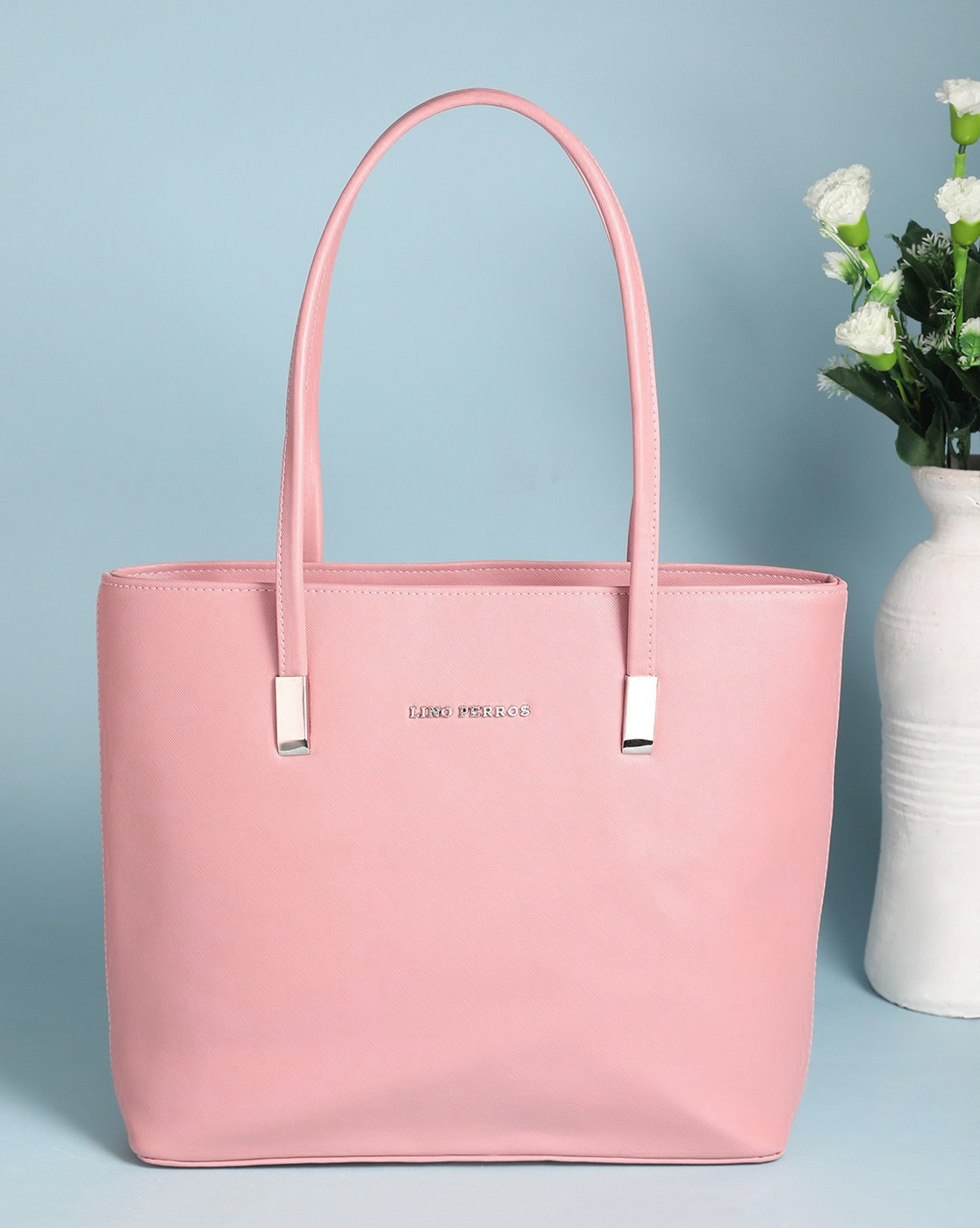 Discover 78+ pink leather tote bags - in.duhocakina
