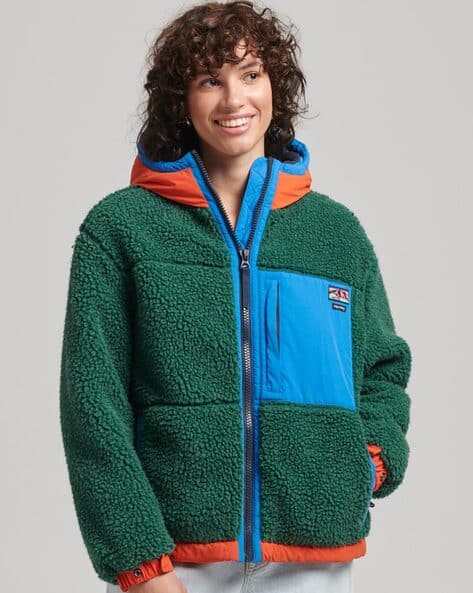 Vintage Hooded Sherpa Jacket