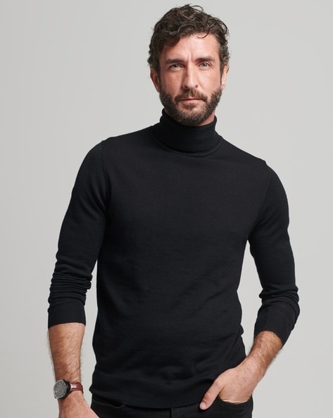 Reiss Caine Merino Wool Roll Neck Jumper | REISS USA