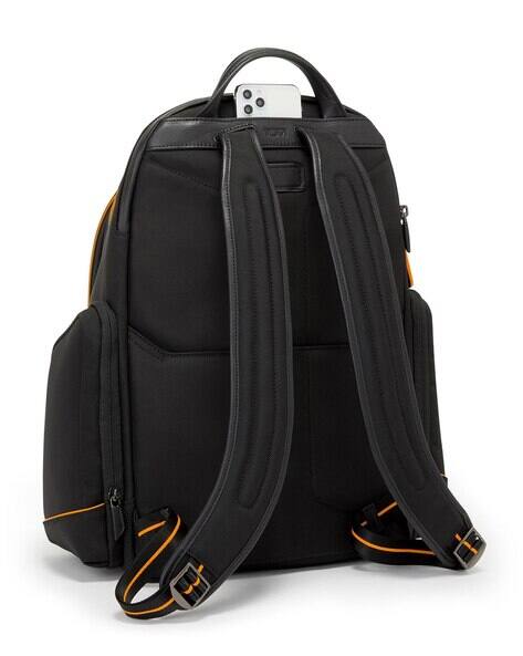 【中古】TUMI I MCLAREN パドック バックパック TUMI x McLaren Paddock Backpack Black Orange Line Outlet