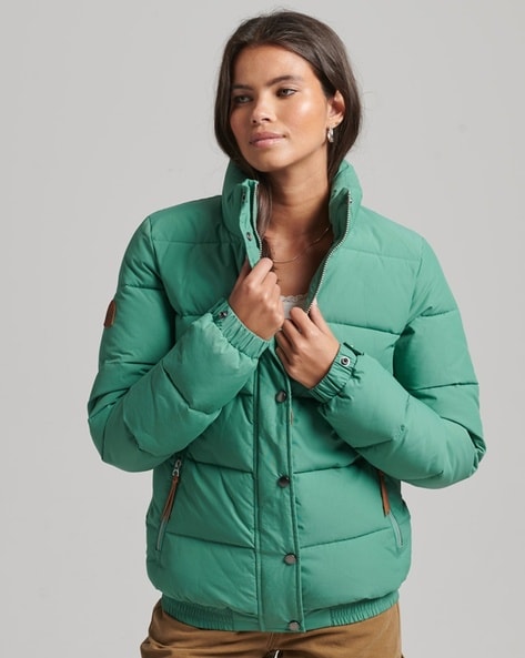 Buy Mint Green Jackets & Coats for Women by RIO Online | Ajio.com