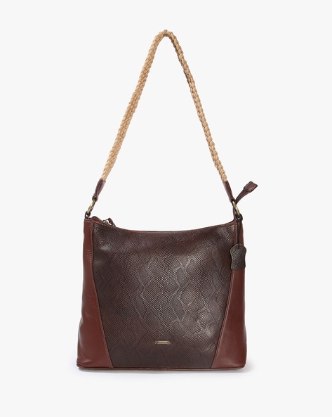 Woodland Men, Women Tan Genuine Leather Sling Bag : Amazon.in: Shoes &  Handbags