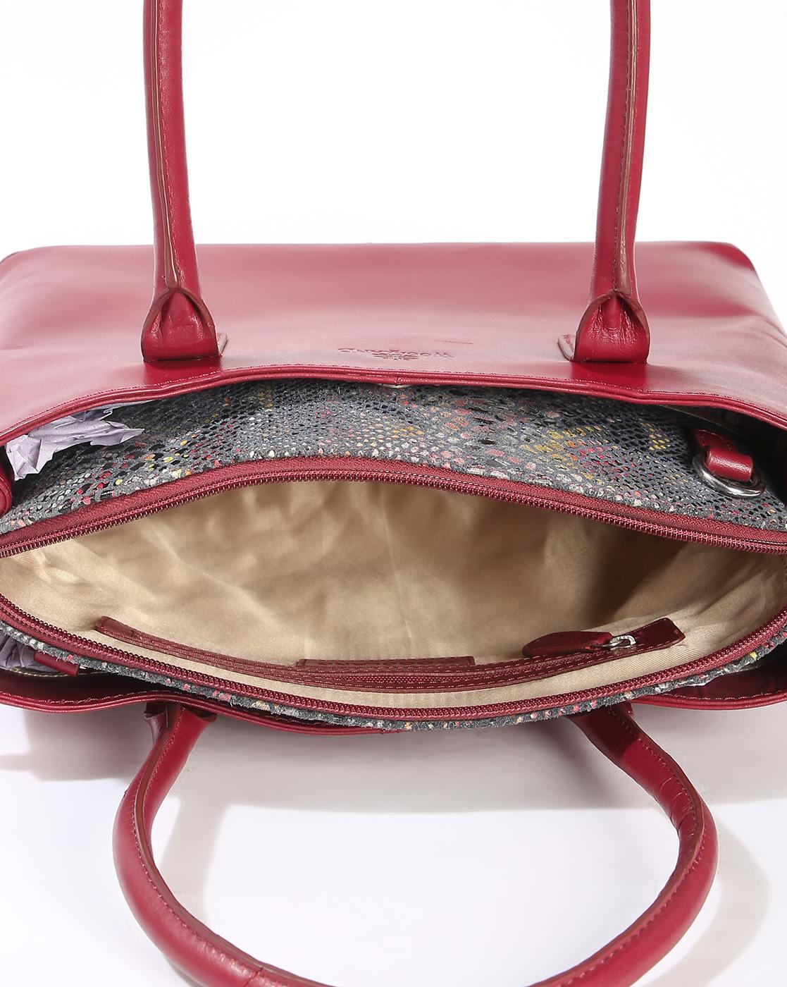Furla | Bags | Furla Serena Red Pebbled Leather Satchel Purse Bag | Poshmark