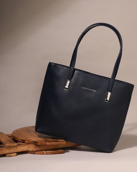 Price History of Lino Perros Textured Tote Bag For Women (Blue, FS