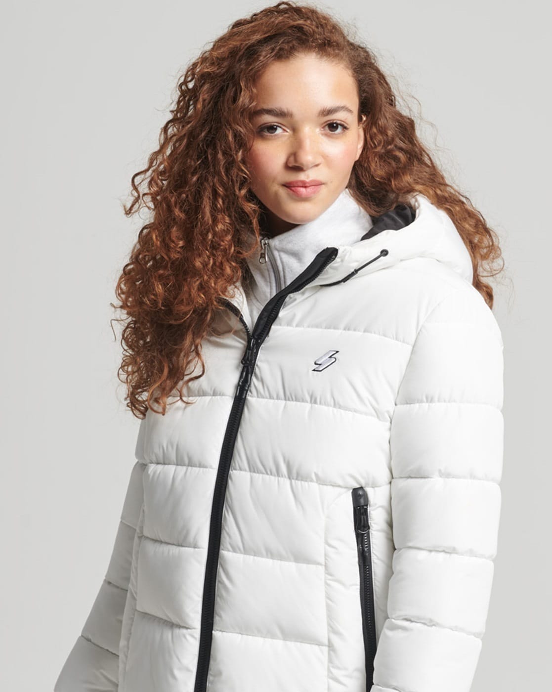 Hooded Puffer Jacket - Black - Ladies | H&M US